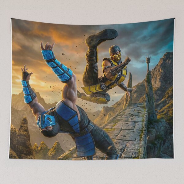 Item preview, MK Scorpion vs Sub-Zero designed and sold by Neon Jungle.
