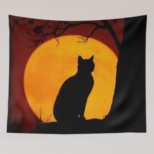 Item preview, SPOOKY CAT designed and sold by artfu.