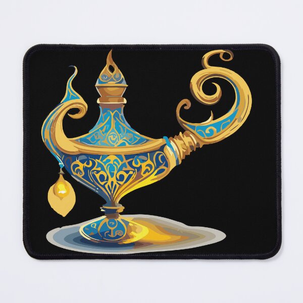 Item preview, Genie Lamp French Humor Art – “Pour ton prochain souhait, il faudra frotter la lampe” Design designed and sold by T-Chou.
