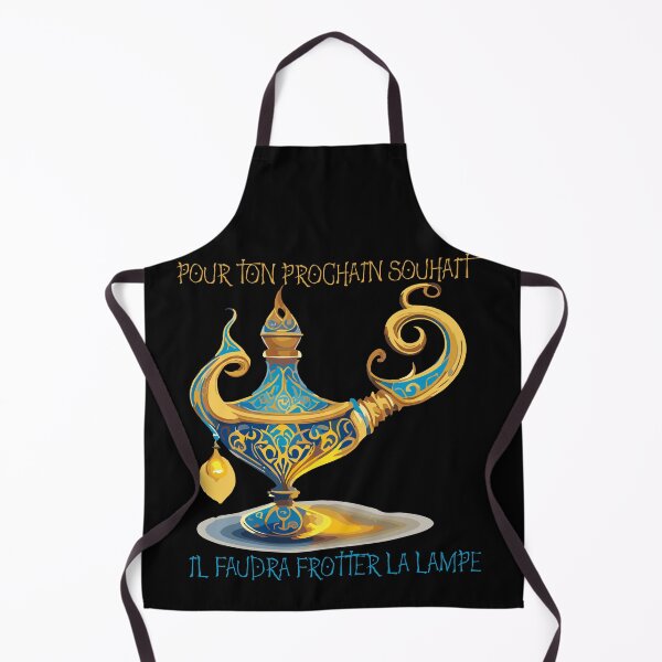 Item preview, Genie Lamp French Humor Art – “Pour ton prochain souhait, il faudra frotter la lampe” Design designed and sold by T-Chou.