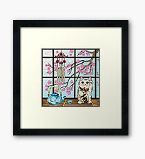 Good Luck Kitty Framed Print