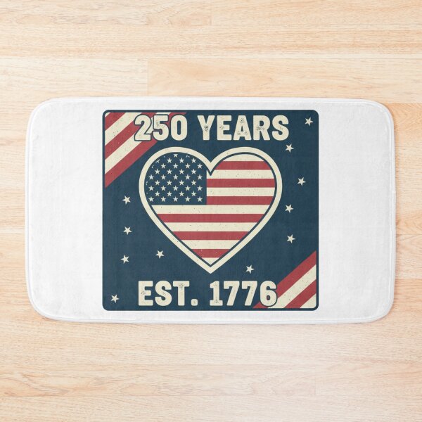 Item preview, Patriotic Heart Flag 250th Anniversary USA Vintage Gift designed and sold by chattsuede.
