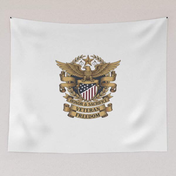 Item preview, Veteran Honor And Sacrifice Military Emblem designed and sold by chattsuede.