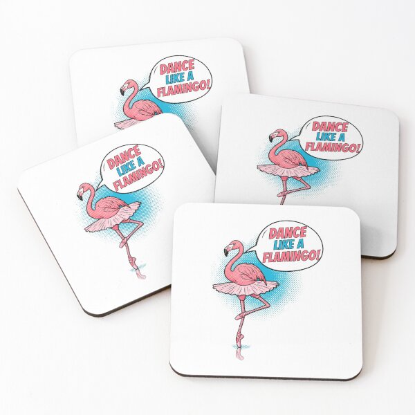 Item preview, Pop Art Ballet Flamingo Quote designed and sold by SholoStudio.