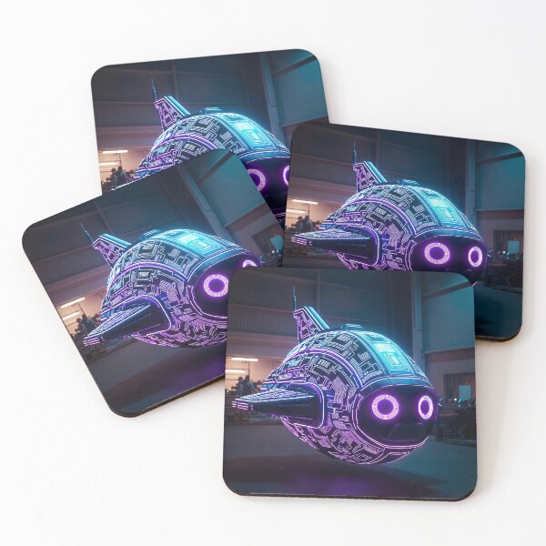 Item preview, Cyberpunk Kawaii Circuit Sub – Neon Glow Baby designed and sold by NordseeSteel.