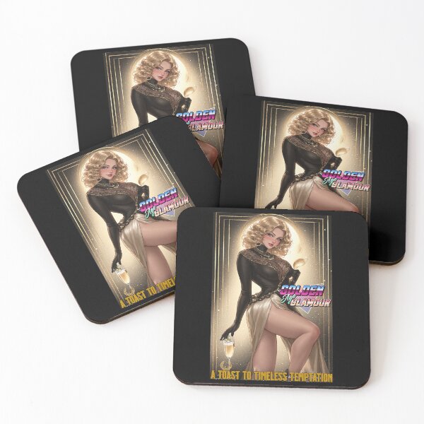Item preview, Golden Age Glamour — A Toast to Timeless Temptation (Vintage Pin-Up Elegance) designed and sold by Mark Mentzer.