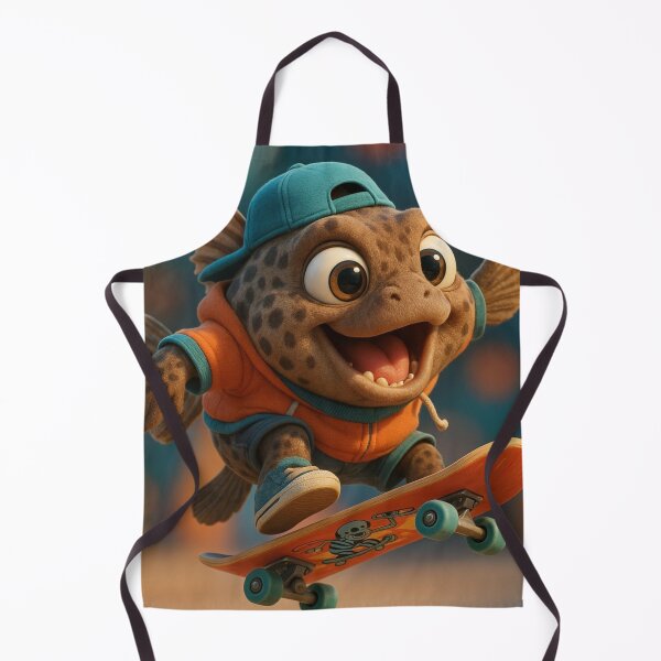 Item preview, Skater Grouper Fish designed and sold by Sillytoe.