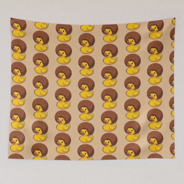 Item preview, Cute Afro Rubber Duck Illustration designed and sold by MonkiFlipp.