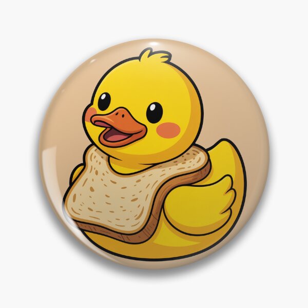 Item preview, Cute Bread Duck Funny Cartoon designed and sold by MonkiFlipp.