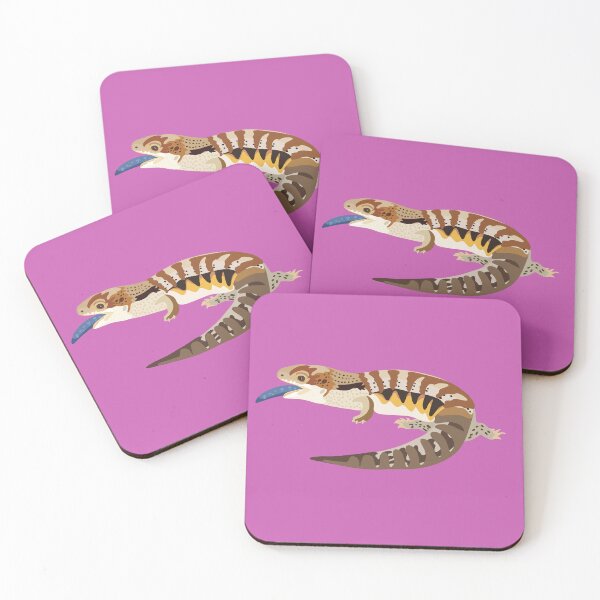 Item preview, B is for Blue Tongued Skink , Blue-Tongued Skink | Reptile Lover & Wildlife Art Design designed and sold by PrettylittlepastelUk.