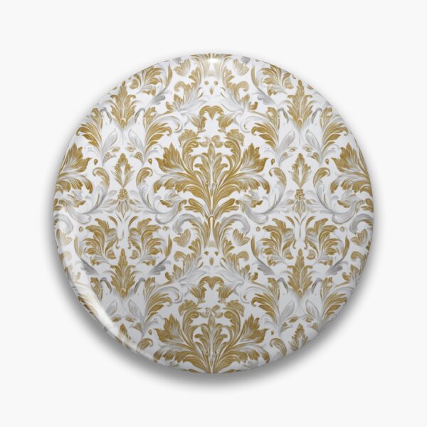 Item preview, Beautiful white and golden pattern designed and sold by SmileshareShop.
