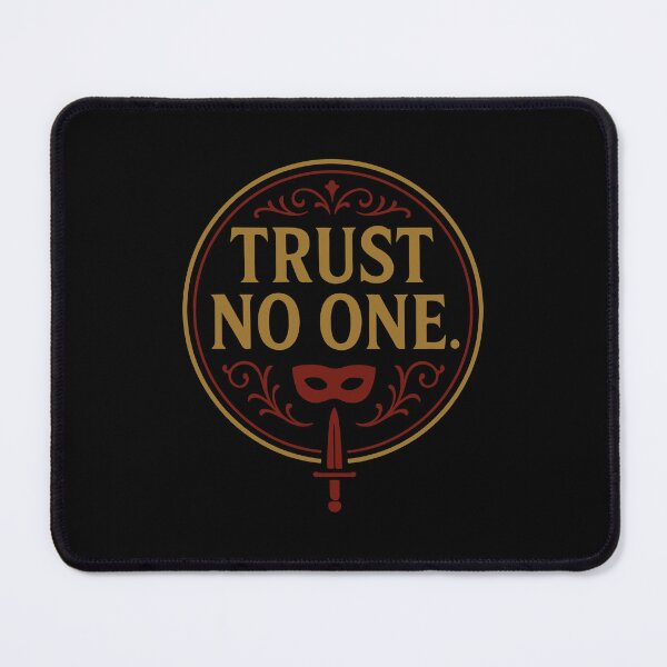 Item preview, Trust No One | The Traitors Inspired Emblem Design designed and sold by pick-o-print.