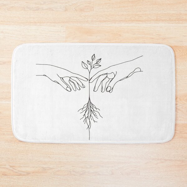 Item preview, Continuous Line Hands and Root Connection Art designed and sold by thenextstepua.