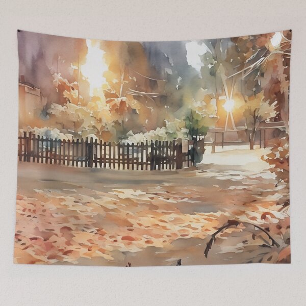 Item preview, Fenced Off in Frost designed and sold by RCWatercolours.