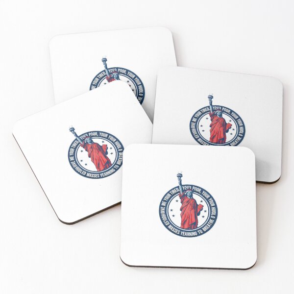 Item preview, Statue Of Liberty Vintage Give Me Your Tired Quote designed and sold by chattsuede.