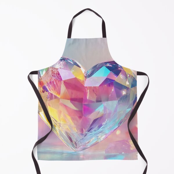 Item preview, Colorful crystal heart on display designed and sold by anytka.