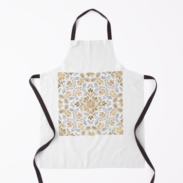 Item preview, Beautiful white,grey and golden pattern designed and sold by SmileshareShop.