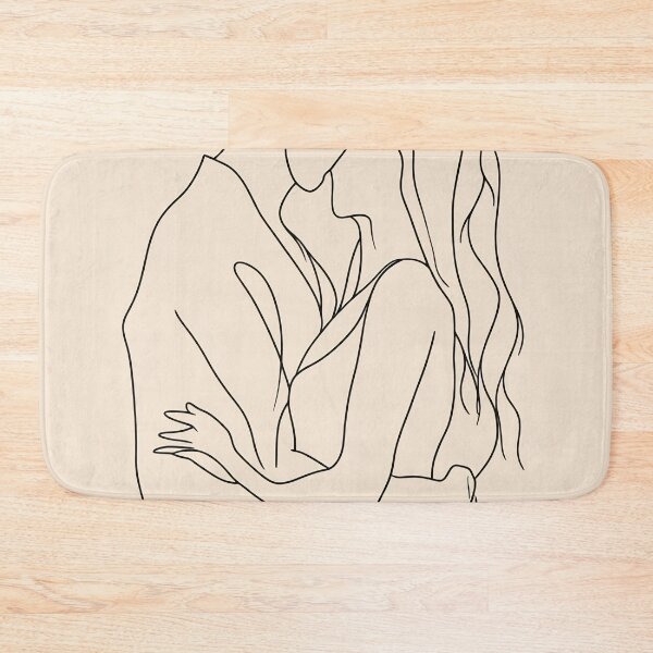 Item preview, Couple embracing in line art designed and sold by anytka.