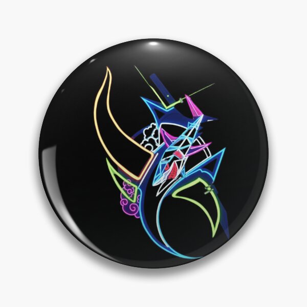 Item preview, Neon Geometric Shark Blade Tattoo Art designed and sold by Color for Balance .
