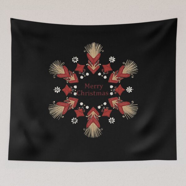 Item preview, Scandi Straw Craft Christmas Mandala designed and sold by ChicTrendz.