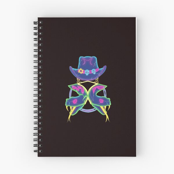 Aperçu de l'œuvre Tatouage symétrique de serpents de cowboy néon créée et vendue par Color for Balance .
