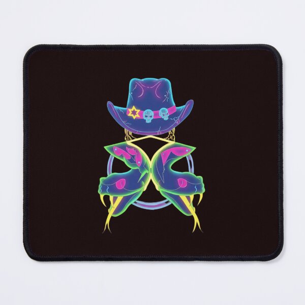 Item preview, Neon Cowboy Snakes Symmetry Tattoo Art designed and sold by Color for Balance .