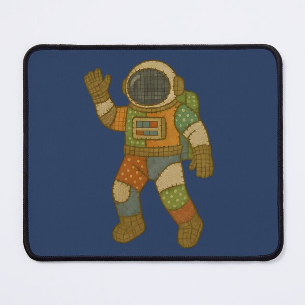 Item preview, Faux Patchwork Space Explorer – Cozy Quilted Astronaut Design designed and sold by shmupod.