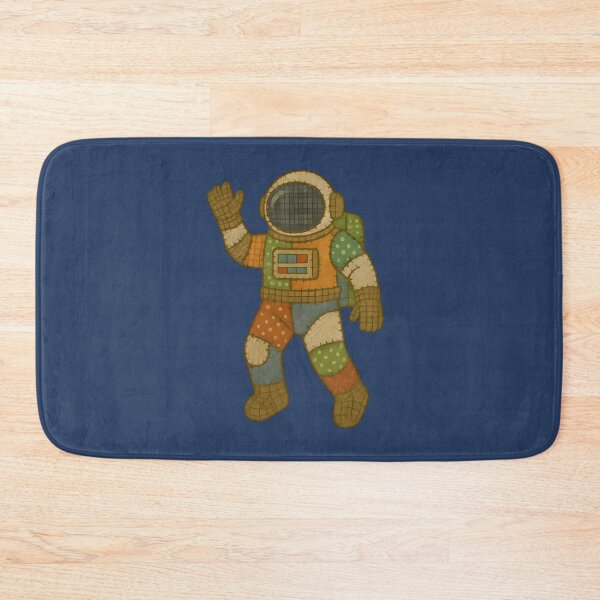 Item preview, Faux Patchwork Space Explorer – Cozy Quilted Astronaut Design designed and sold by shmupod.