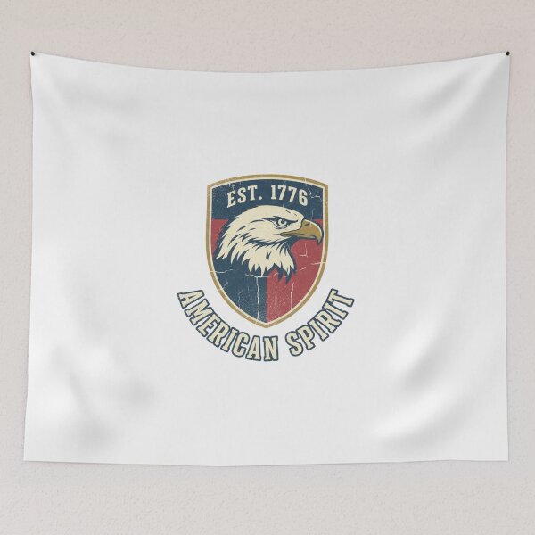 Item preview, American Spirit 1776 Vintage Patriotic Eagle Heritage designed and sold by chattsuede.