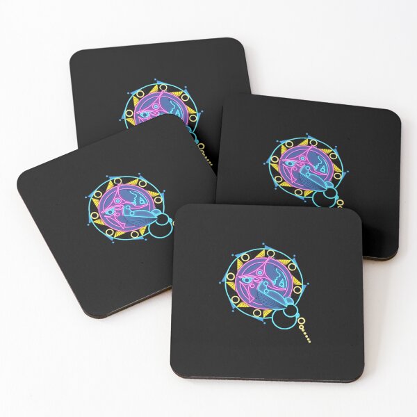 Item preview, Neon Cosmic Bird Mandala Tattoo Art designed and sold by Color for Balance .