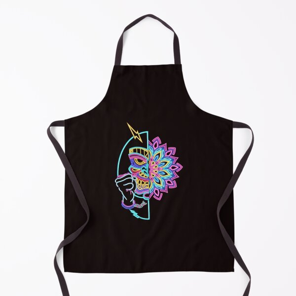 Item preview, Neon Mask Mandala Warrior Tattoo Art designed and sold by Color for Balance .