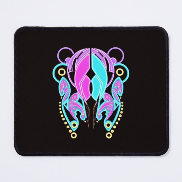 Item preview, Neon Geometric Totem Glow Tattoo Art designed and sold by Color for Balance .