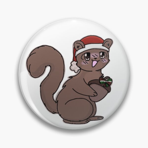 Item preview, Chibi Christmas squirrel sticker designed and sold by BaileySticker67.