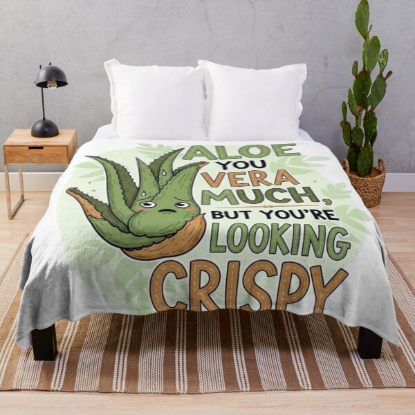 Item preview, Aloe you vera much, but you're looking crispy designed and sold by FitEnvy.