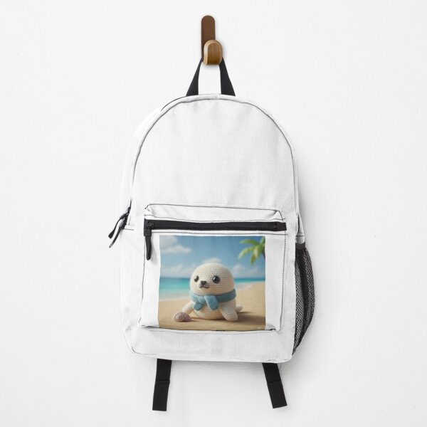 Item preview, Adorable Crochet Seal Plush on the Beach designed and sold by Michele-Palumbo.