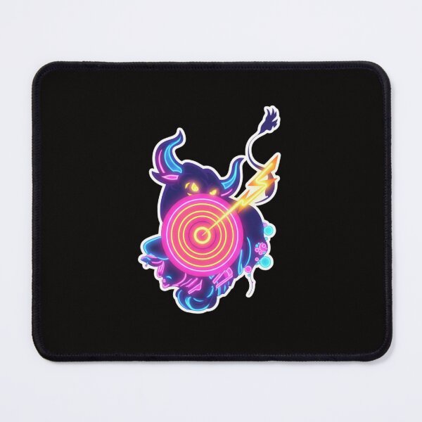Item preview, Neon Bull Target Power Tattoo Art designed and sold by Color for Balance .