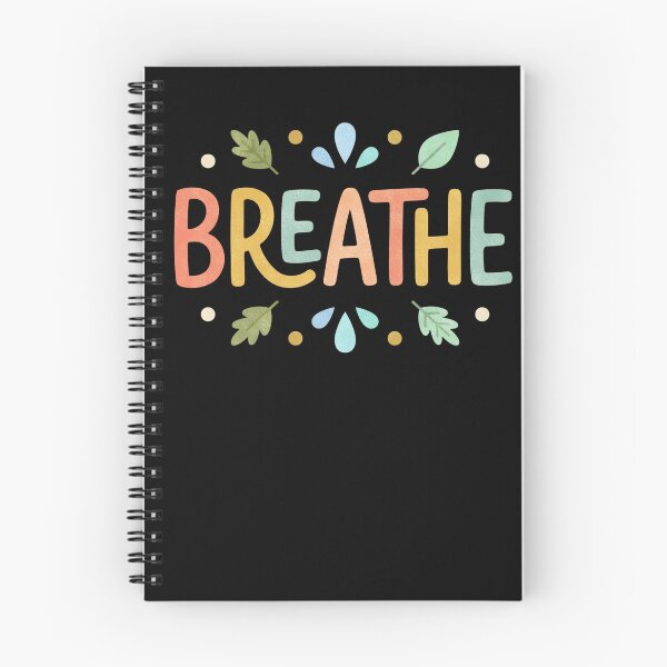 Item preview, Breathe Mindful Calm Positive Nature Quote designed and sold by FreshVibe Prints.