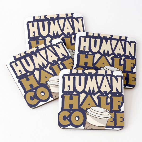 Item preview, Half Human Half Coffee designed and sold by My3LittleBirds.
