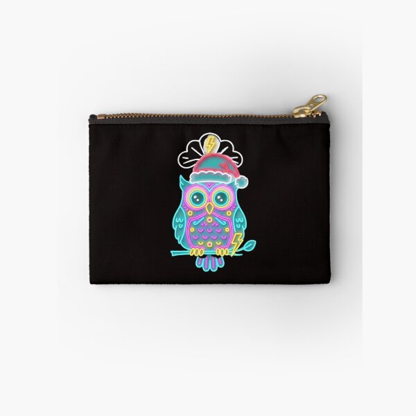 Item preview, Neon Christmas Owl Holiday Glow designed and sold by Color for Balance .
