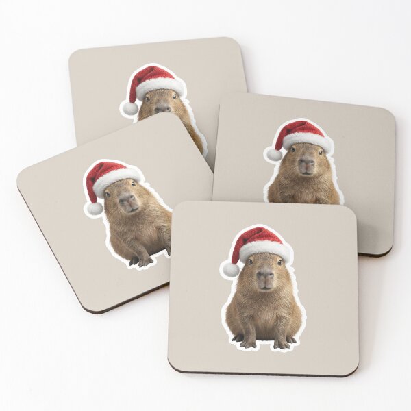 Artikelvorschau, Gemuetliches Capybara in Weihnachtsstimmung entworfen und verkauft von DAGHO.