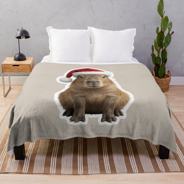 Artikelvorschau, Gemuetliches Capybara in Weihnachtsstimmung entworfen und verkauft von DAGHO.