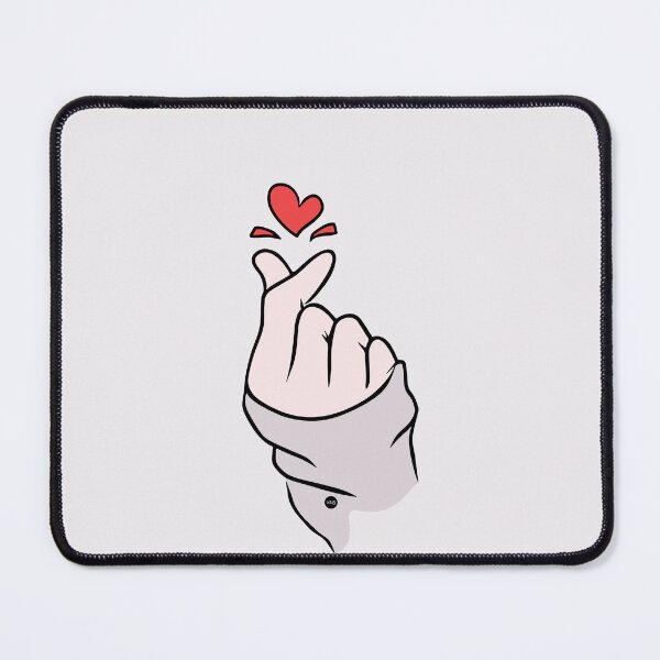 Item preview, Saranghae gesture (fc) designed and sold by XUSRedbubble.