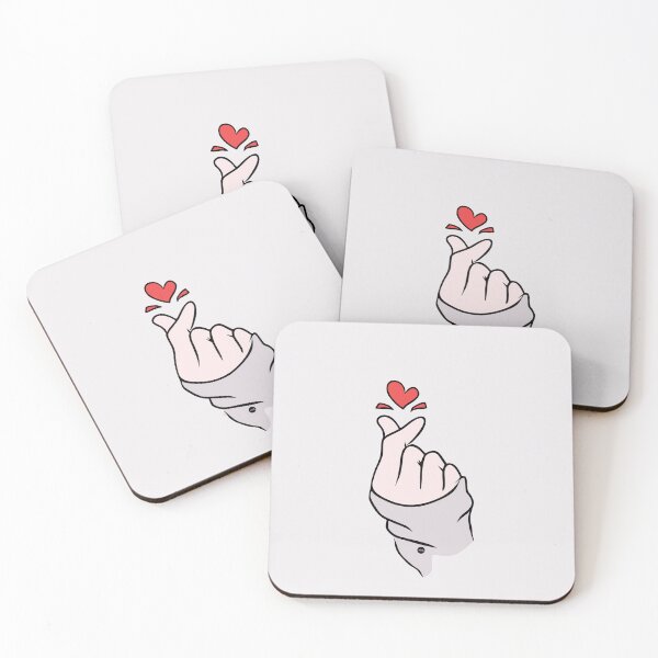 Item preview, Saranghae gesture (fc) designed and sold by XUSRedbubble.