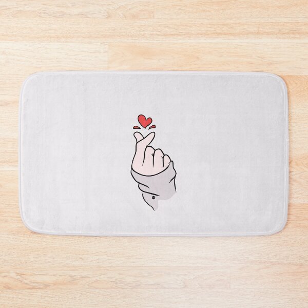 Item preview, Saranghae gesture (fc) designed and sold by XUSRedbubble.