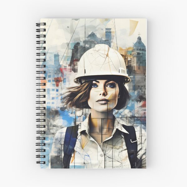 Item preview, Confident woman at construction site designed and sold by anytka.