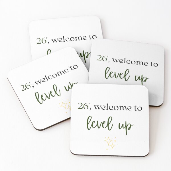 Item preview, 26', welcome to level up designed and sold by LuckyMeSyndrome.