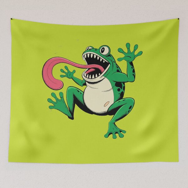 Item preview, Comic Monster Frog designed and sold by TeeVibeHaus.