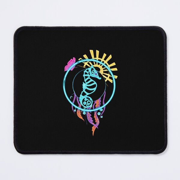 Item preview, Neon SeahorNeon Seahorse Dreamcatcher Sunburst Designse Dreamcatcher Sunburst Design designed and sold by Color for Balance .