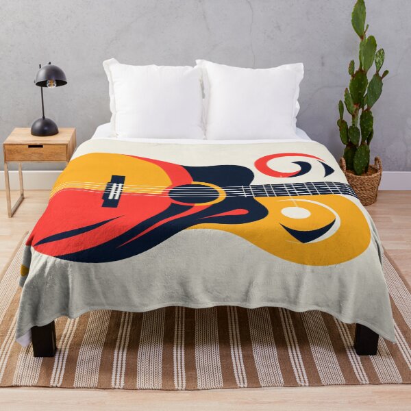 Item preview, Colorful acoustic guitar art designed and sold by anytka.