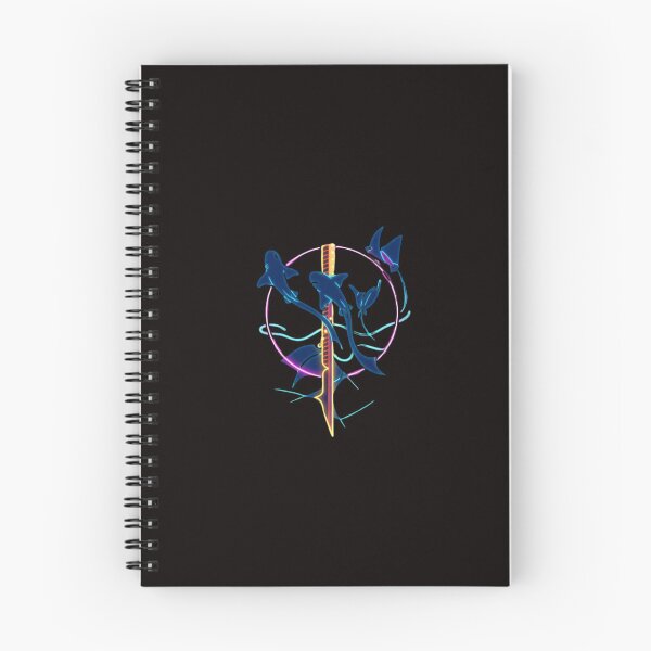 Item preview, Neon Shark & Stingray Energy Circle designed and sold by Color for Balance .